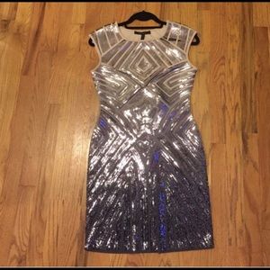 BCBG ombré sequin dress